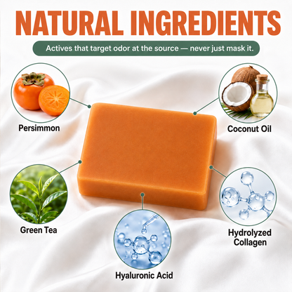 Anti-Odor™ Persimmon Soap