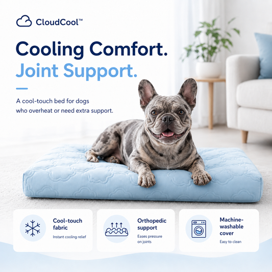 CloudCool™ Orthopedic Cooling Dog Bed